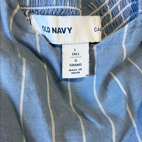 Old Navy Striped Maxi Dress in Blue and White - Picture 3 of 4